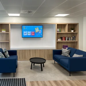 Commercial interior fit-out project in Hampshire